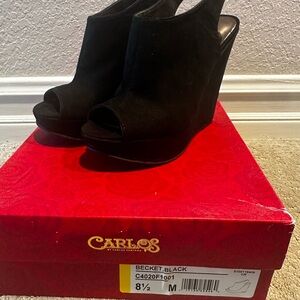 Black Women's Wedge Shoes